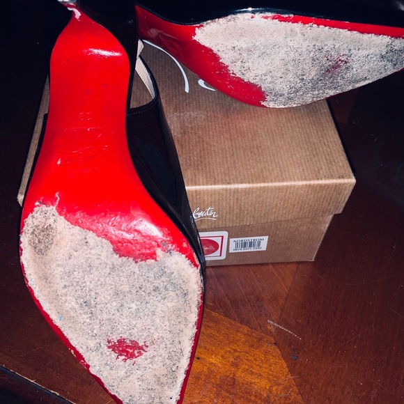 SOLD: Christian Loubitin Clare sling 80 patent - Picture 5 of 10